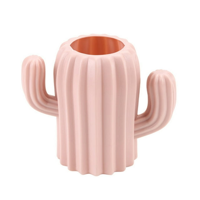 CAROOTU Cactus Vases Porte-Stylo Boîte de Rangement Multifonctionnelle pour Bureau