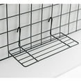 thumbnail image 5 of QUMONIN Black Hanging Wire Shelf for Grid Panel Storage Organizer, Metal Rack for Home and Office, 5 of 5