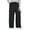 # Black, variant on SWQZVT Womens Pants Plus Size Cargo Pants for Women Wide Leg Elastic Waist Drawstring Pants With Pockets loose Comfy Lounge Pants 3XL