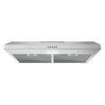 thumbnail image 2 of Streamline 30 in. Ferla Ducted Undermount 80 CFM Range Hood in Brushed Stainless Steel with Mesh Filters, Push Button Control, LED Light, 2 of 17
