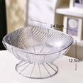 thumbnail image 3 of Candy Tray Cake Holder Durable Transparent Fruit Tray for Home Wedding Table Light Gray, 3 of 8