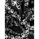 thumbnail image 5 of Blusas casuales para mujeres, manga corta, cuello en V, bordado de ojales, blusa elegante, XS, negra, 5 of 6