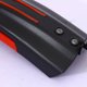 thumbnail image 2 of Advancent Guardabarros ajustables para bicicleta, 2 uds., guardabarros para rueda delantera/trasera, alas para bicicleta de montaña, accesorios Ciclismo negro rojo, 2 of 6