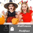 thumbnail image 4 of Cute Cartoon Ghost Friendship Couple Pendant Necklaces, Black and White Ghost Necklaces Couples Friendship for Best Friend Lovely Women Necklaces Jewe, 4 of 4