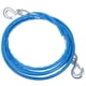 thumbnail image 3 of 1pc 4m Cable de transporte de automóviles Ropio de automóvil resistente 7 toneladas Cordillero especial de cabrestante con ganchos espesos de remolque de automóvil （Azul）, 3 of 7