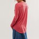 thumbnail image 4 of Camisa informal con cuello en V Top de retales Top extragrande traje diario sencillo para chica picante, 4 of 8