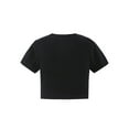 thumbnail image 4 of xiaxaixu T-shirt Skinny à Manches Courtes et à Imprimé Coeur Été Mini Crop Tops Femme, 4 of 6