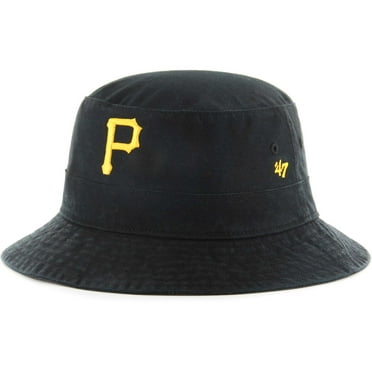 Men's '47  Black Pittsburgh Pirates Primary Bucket Hat