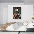 thumbnail image 2 of ARTCANVAS Christ Blessing Canvas Art Print by El Greco - Size: 40" x 26" (0.75" Deep), 2 of 9
