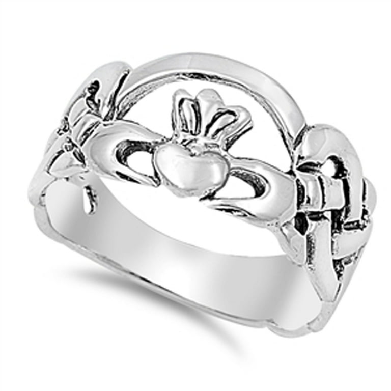 Claddagh purity shop ring
