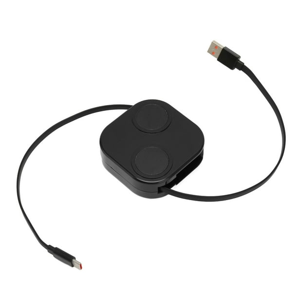 Cable De Carga USB Retráctil, Cable Cargador Multiusb 5A, Soporte Para Teléfono Integrado, Puerto Micro USB Portátil 3 En 1 Para Tableta