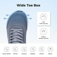 thumbnail image 3 of Artlea Wide Toe Box Shoes Mens Walking Shoes with Arch Support Plantar Fasciitis Walking Sneakers for Arch and Heel Pain Relief, Size 13, 3 of 7