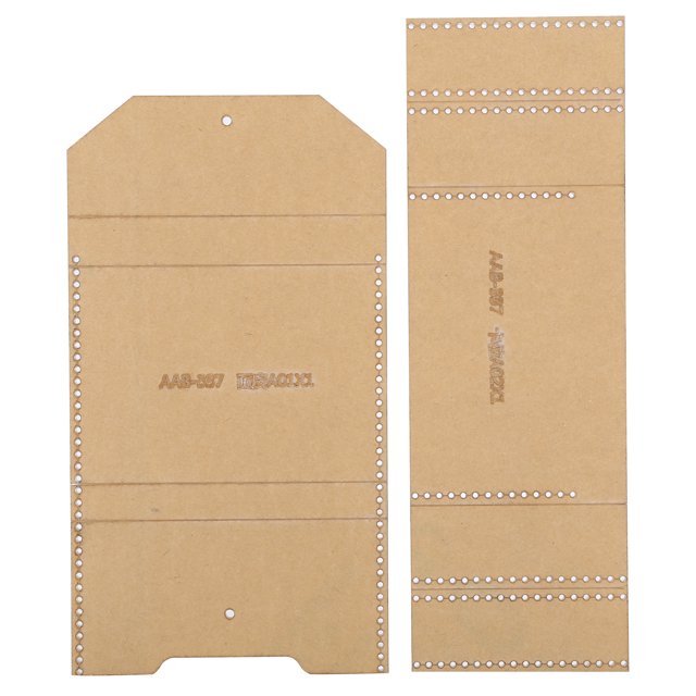 Plantillas acrílicas para bolsos transparentes y transparentes Plantillas acrílicas muy prácticas para bolsos de cuero para entusiastas del bricolaje que cortan patrones de ANGGREK Otros