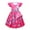 Robe Rouge Rose et Sac, variante sur Encanto Mirabel Robe Fille Isabella Imprimée Manches Volantées Robe Décontractée et Sac