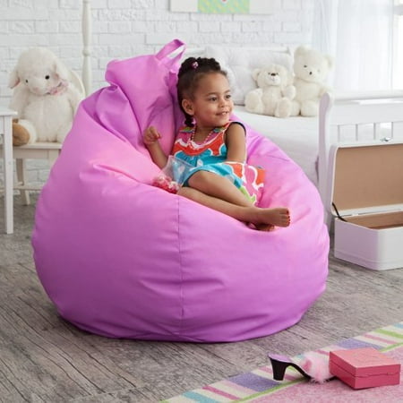Gold Medal Fashion Large Color Changing Vinyl Teardrop Bean Bag Chair