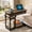 Brown, variant on Fnova Small Portable Desk with Charging Station, Height Adjustable Mobile Desk with 4 Wheels, USB Ports & Power Outlet, Rolling Computer Cart, C Side Table for Sofa Couch Bedside, Brown
