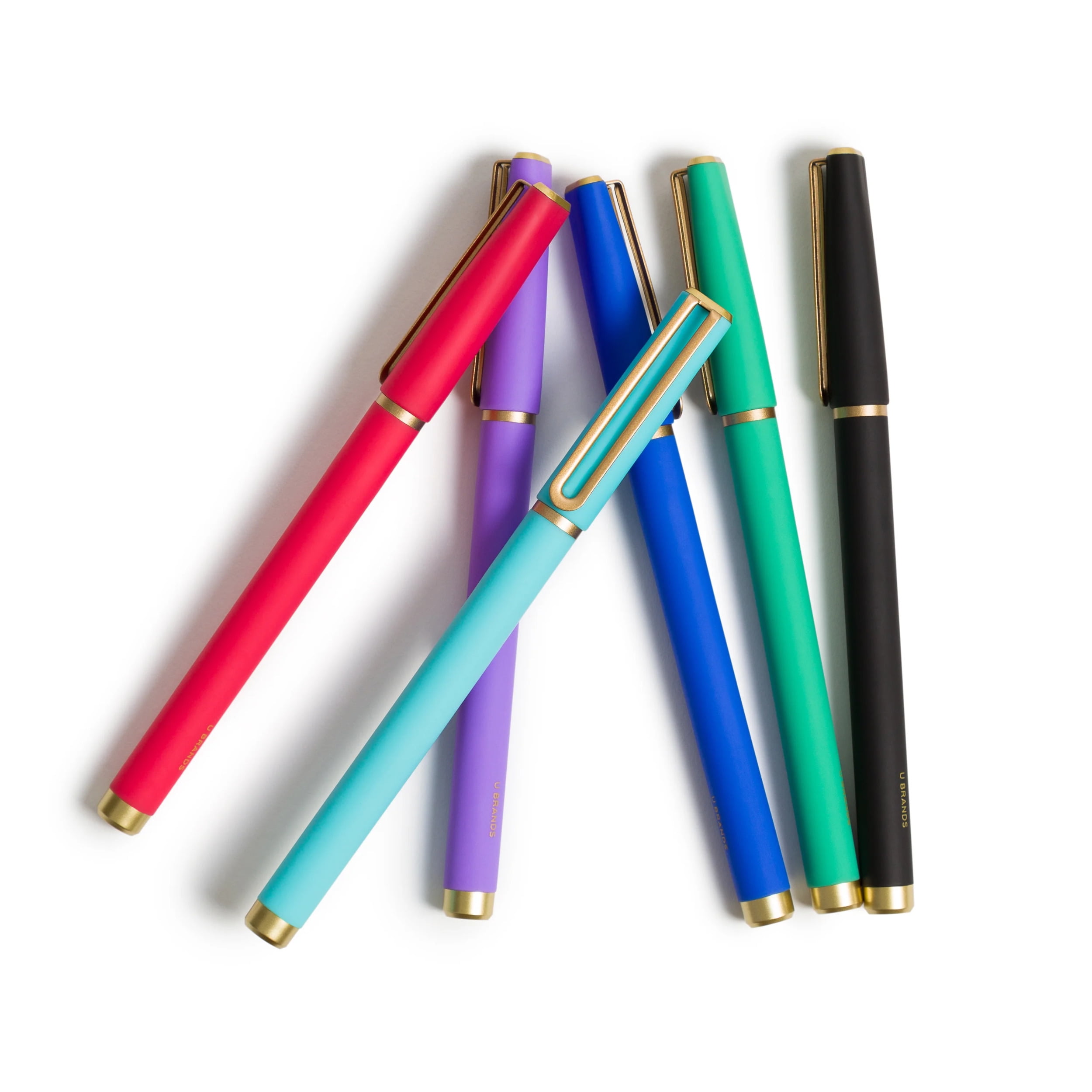 U Brands Colored Catalina Felt Tip Pens, 6 Count (3288A04-24)