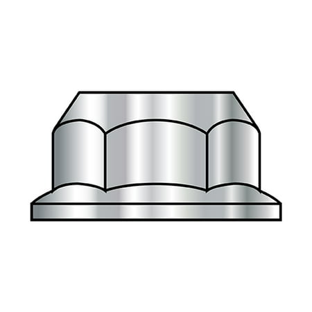 

M8-1.25 Din 6923 Metric Hex Flange Nut Non Serrated 316 Stainless Steel (Pack Qty 750) BC-M8D6923316