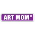 thumbnail image 1 of SignMission SS-ART MOM 4 x 18 in. Art Mom Street Sign - Paint Craft Mom Artistic Finger, 1 of 1