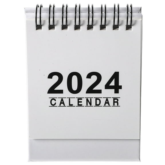 HEATSHAKING White Paper Desk Calendar 1Pcs 10.5X7.6X6CM