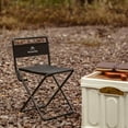 thumbnail image 3 of TFixol Compact Outdoor Folding Chair with 600D Oxford Fabric, Iron Frame, and Backrest Support for Camping, Fishing, and Picnics, 75kg Capacity, 3 of 6