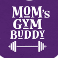thumbnail image 4 of Inktastic Mom's Gym Buddy Fitness Workout Boys or Girls Baby Bib, 4 of 4
