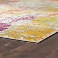thumbnail image 4 of Contemporary 2x10 Area Rug (2'3'' x 10') Abstract Gold, Orange Indoor Runner Easy to Clean, 4 of 8