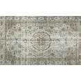 thumbnail image 1 of Ahgly Company Machine Washable Indoor Rectangle Traditional Khaki Green Area Rugs, 7' x 9', 1 of 7