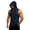 Blue, variant on Graphic Camo Sleeveless Hooded Tank Top for Men, Muscle Fit Pullover Gym Vest - Quick-Dry Athletic Shirt with Pocket for Bodybuilding & Summer Training Camouflage M