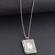 thumbnail image 2 of Collar con medallón de libro rectangular Sunnimix Moda DIY Photo Lockets Charm Plata, 2 of 8