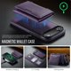 thumbnail image 4 of Case For IPhone Air Funda Protectora RFID de 6,5" con Ranuras para 7 Tarjetas Magsafe, Soporte 2 en 1, Funda Protectora de Cuero Desmontable a Prueba de Golpes, Morado, For IPhone Air, 4 of 7