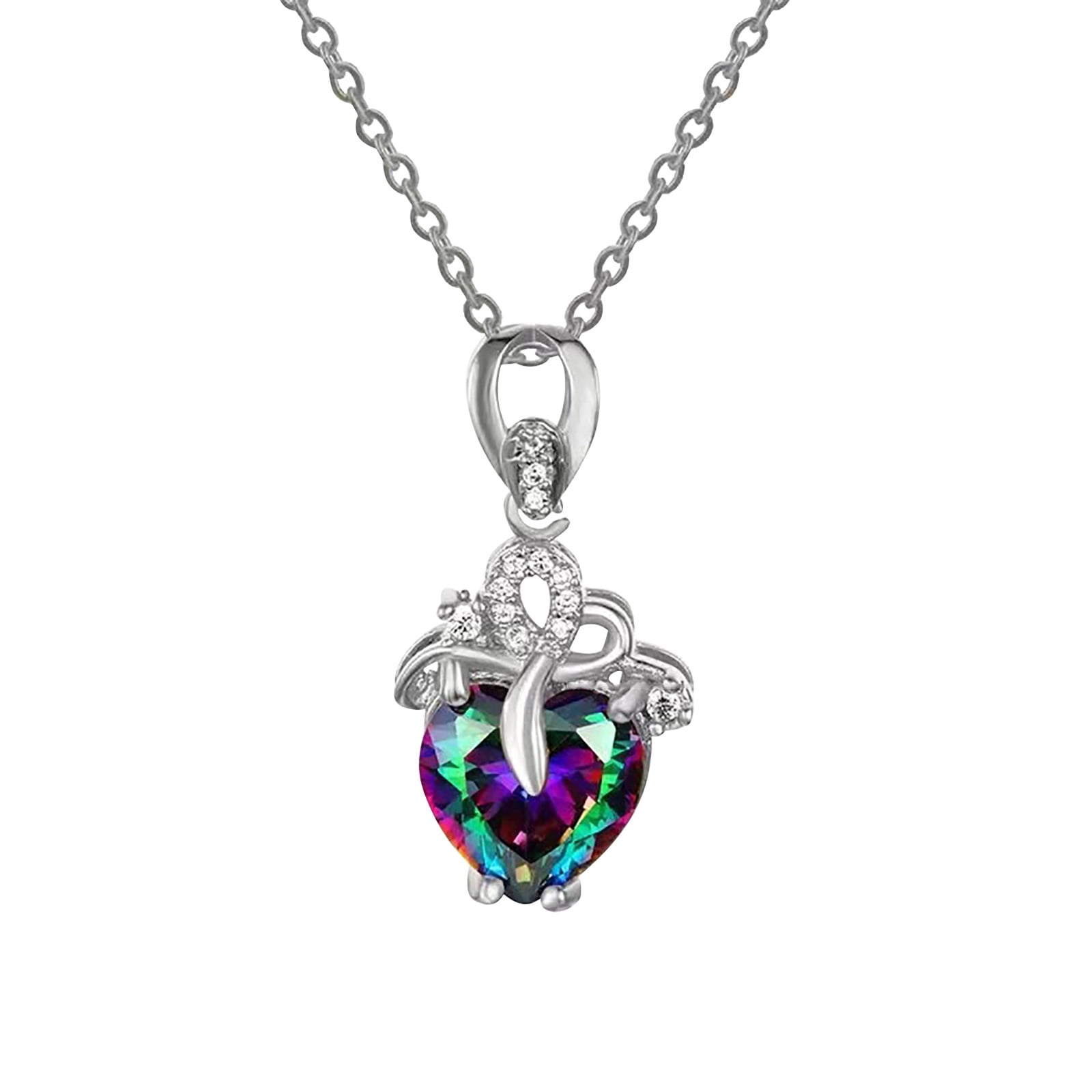 Jpgif Love Pendant Heart Shaped Diamond 
