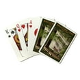 thumbnail image 1 of Wallowa Lake State Park, Oregon, Deer and Fawn, Lantern Press, Premium Playing Cards, 52 Card Deck with Jokers, USA Made, 1 of 4