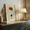 thumbnail image 5 of Up Movie Minimalist Canvas Wall Art, Colorful Balloons and House Print, Modern Home Decor, Kids Room Artwork, Inspirational Wall Decoration, 5 of 12