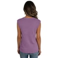 thumbnail image 4 of Lumtrix Women's Sweater Vest 2026 Summer Crew Neck Sleeveless Ribbed Knit Tank Tops Business Casual Lightweight Pullover Purple L, 4 of 4