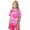 Pink#9527, variant on BOOMNY Baby Girls Tshirts Short Sleeve T Shirts for Girls Tie Dye Graphic Breathable Loose Fit Cozy Childrens Athletic Tees