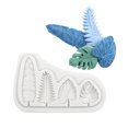 thumbnail image 4 of Toystoory Forma de hoja Fondant Mousse Cake Mold Molde de chocolate Postre Sugarcraft Moldes de decoración Galletas Utensilios para hornear decorativos Herramientas y accesorios para hornear Toystoory HA081949-00B, 4 of 6