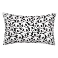 thumbnail image 1 of Fotbe Cute Panda Funda de Almohada Decorativa Estilo Occidental, Lujo en Algodón, Fundas para Almohadas King, Cojín Estampado para Decoración del Hogar-20"x30", 1 of 6