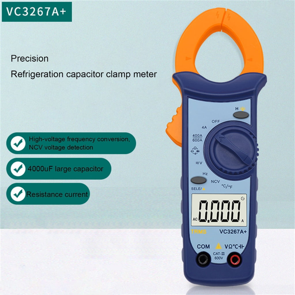 Zorvai Professional Digital Clamp Multimeter Featuring Voltages Current Testing And Auto Ranges Function