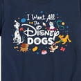 thumbnail image 3 of Disney Classics - Cats & Dogs - I Want All The Disney Dogs - Toddler And Youth Short Sleeve Graphic T-Shirt, 3 of 5