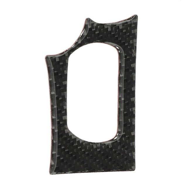 Autocollant de commutateur d'allumage en fibre de carbone pour bouton de démarrage du moteur, remplacement du cadre pour Corvette C6 2005-2007