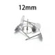 thumbnail image 3 of 100 piezas de 12 mm de acero inoxidable para pendientes, almohadillas planas, accesorios de joyería para bricolaje, pendientes de botón para accesorios de fabricación de joyas., 3 of 5