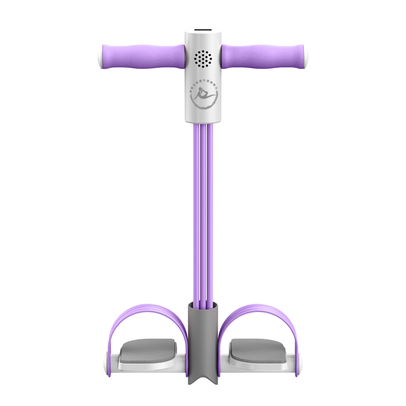 Upgrade Foot Pedal Resistance Bands with Handles,Multifunction 4 -Tube Yoga Tension Rope Fitness Equipment With LED Counting, for ABS, Core ,Thigh , Arms, Pilates,Strength, Equipment for Home Workout