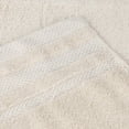 thumbnail image 5 of Superior Hays Cotton Plush Soft Hand Towel Set of 6, Ivory, 5 of 12