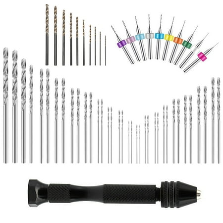 

okwish Pin Vise Hand Drill Portable Resin Polymer Clay Craft For Diy Jewelry Making Woodworking Tools Alloy Steel Durable 10Pcs