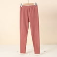 thumbnail image 4 of KANG Fashion Women's Lined Leggings High Waisted Yoga Pants Gym Workout Pants Soft Loung Trousers Pink XXL, 4 of 4