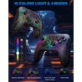 thumbnail image 3 of Switch Controller Compatible with Switch/OLED/Lite, ZRZLMVP Wireless Switch Pro Remote for PC/IOS/Android with Turbo Function,1000mAh,Spider Black, 3 of 9