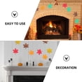 thumbnail image 4 of Miangastore 30pcs Fall Maple Leaves Cutouts Glitter Paper Maple Leaf Colorful Leaf Bulletin Board Decoration Mixed Color, 4 of 8