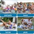 thumbnail image 7 of Pool Drink Holder Floats,Inflatable Floating Drink Holder with 8 Holes Large Capacity,Drink Float for Pool Party Beach Accessories Floaties, 7 of 7
