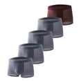 thumbnail image 2 of L-5X Big & Tall Mens Boxer Briefs 5 Pack Plus Size Silk Underwear Casual Multipack Breathable Hollow-Out Mid Waisted Boxers 2025, 2 of 3